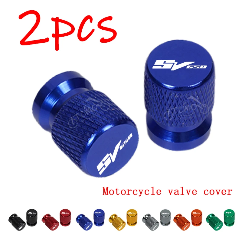 

For SUZUKI SV 650 SV 650S SV650 SV650S Accessories 2pcs Motorcycle CNC Aluminum Tire Valve Air Port Stem Cover Caps
