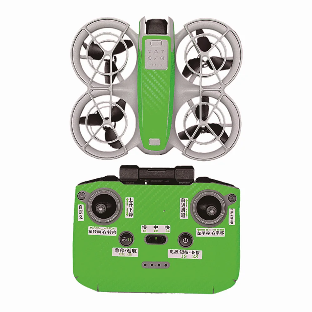 Для DJI Neo Skin, наклейка против царапин, углеродное волокно, дрон, пульт дистанционного управления, аксессуары из ПВХ