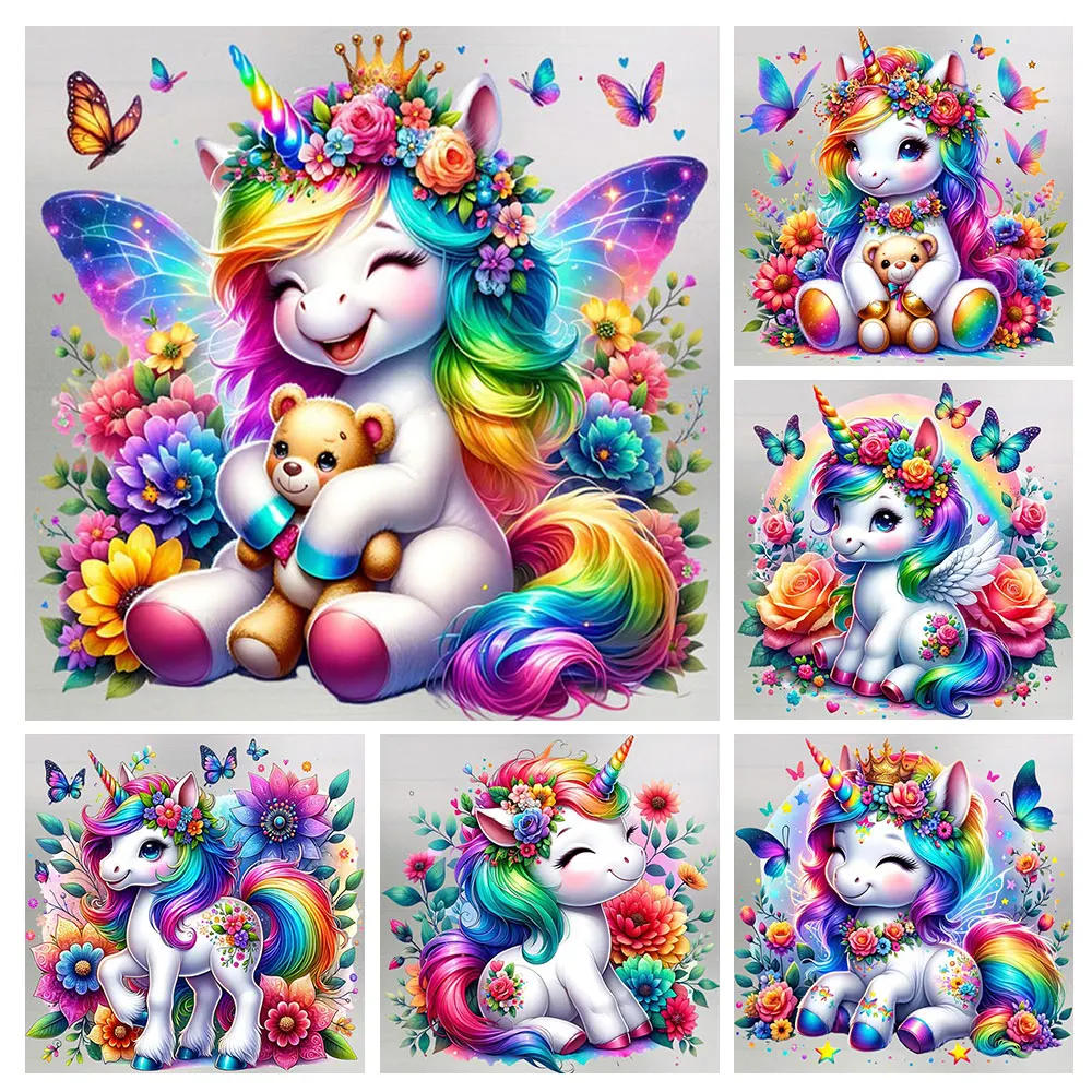 Diamond Painting Kit Fantasy Unicorn New Collection 2024 Diamond Mosaic 5D DIY Cross Stitch Kits Diamond Art Home Decoration