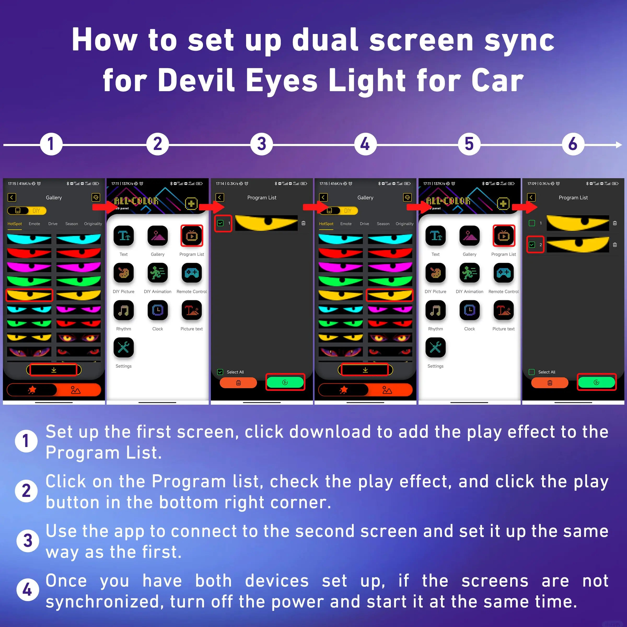 Programmable Scrolling LED Sign App for Advertising & DIY Use 23"x5" Devil Eyes Light for Car 5V LED Sign for Shop Bar Party