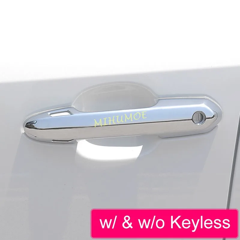 Chrome Door Handle Cover Trims For Toyota RAV4 Highlander Kluger Suzuki Across Accessories 2020 2021 2022 2023 2024