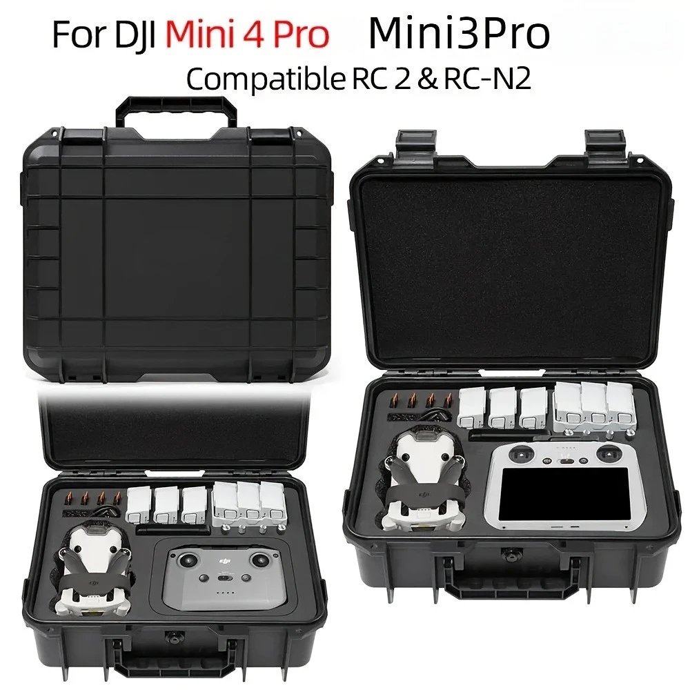 

Dji Mini 3/3pro Storage Case Portable Drone Shockproof Hardshell Handbag Large Capacity Mini 4Pro Waterproof Explosion-proof Box