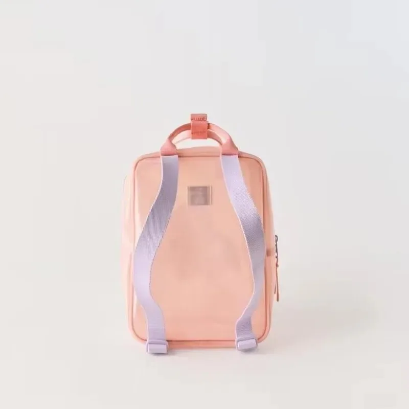 Disney Stitch 2025 Nieuwe zomer Jelly oranje Leuke en modieuze kinderrugzak Mini-rugzak voor jongens en meisjes