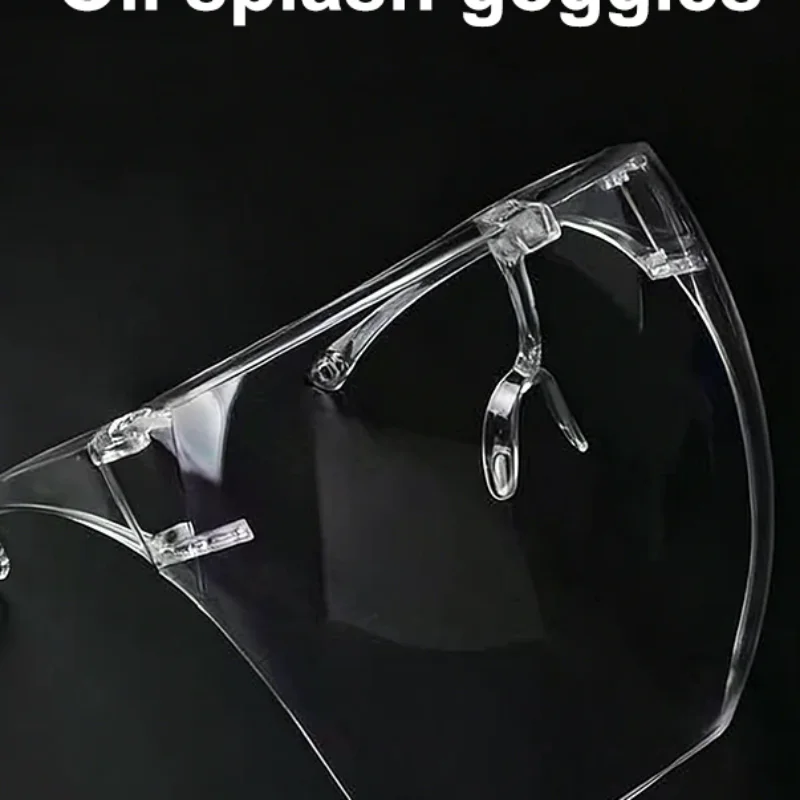 Transparent Anti-fog Anti-splash Protective Mask Full Face Covered Safety Sunglasses Protective Faceshield Glasses Sunglasses