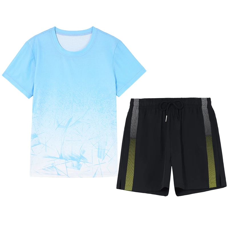 

Summer Thin Quick Drying Ice Silk Sports Suit Women'S New Fashion Versatile Casual Loose Short Sleeved Shorts Two-Piece Set