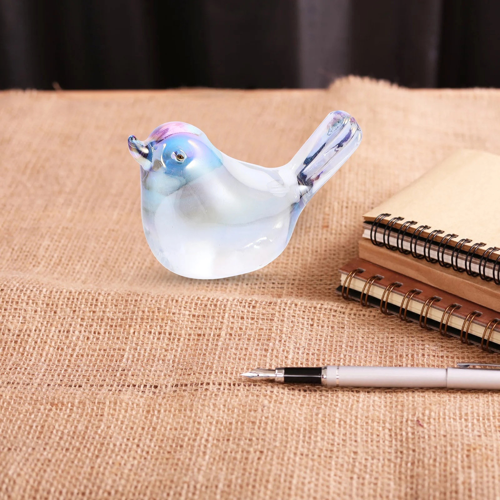 

Crystal Bird Decoration Small Elegant Table Ornament Relaxing Atmosphere Crystal Animal Statue for Office Home