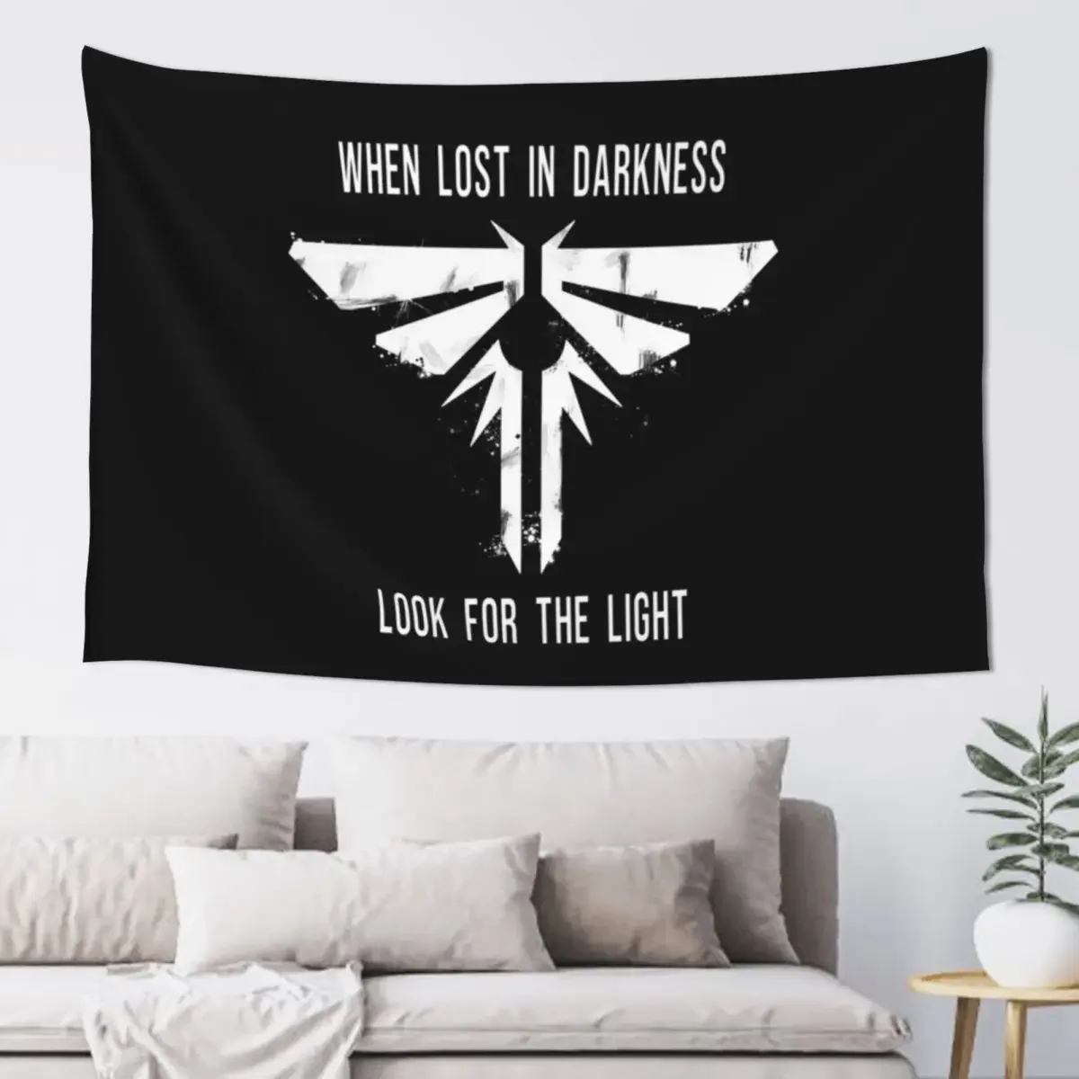 

When lost in darkness look for the light - Fireflies Tapestry Room Ornaments Room Decor Korean Style Tapestry