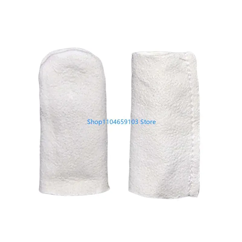 Professional Bead Polishing Sleeves Thickened Leather Double Crafting Tool