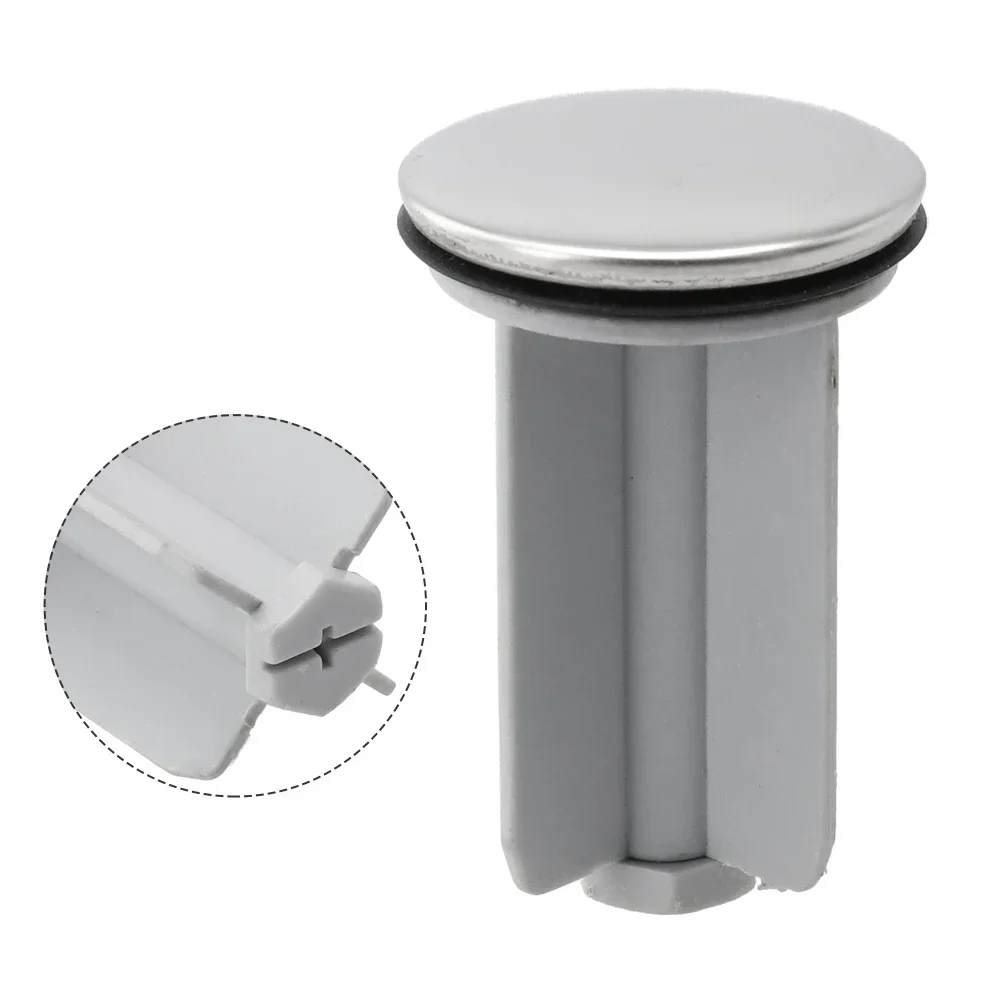 High Quality Practical Wash Basin Plug Copper Cover Replacement Drain Plug Stopper Grey 1pc Available Wash Basins