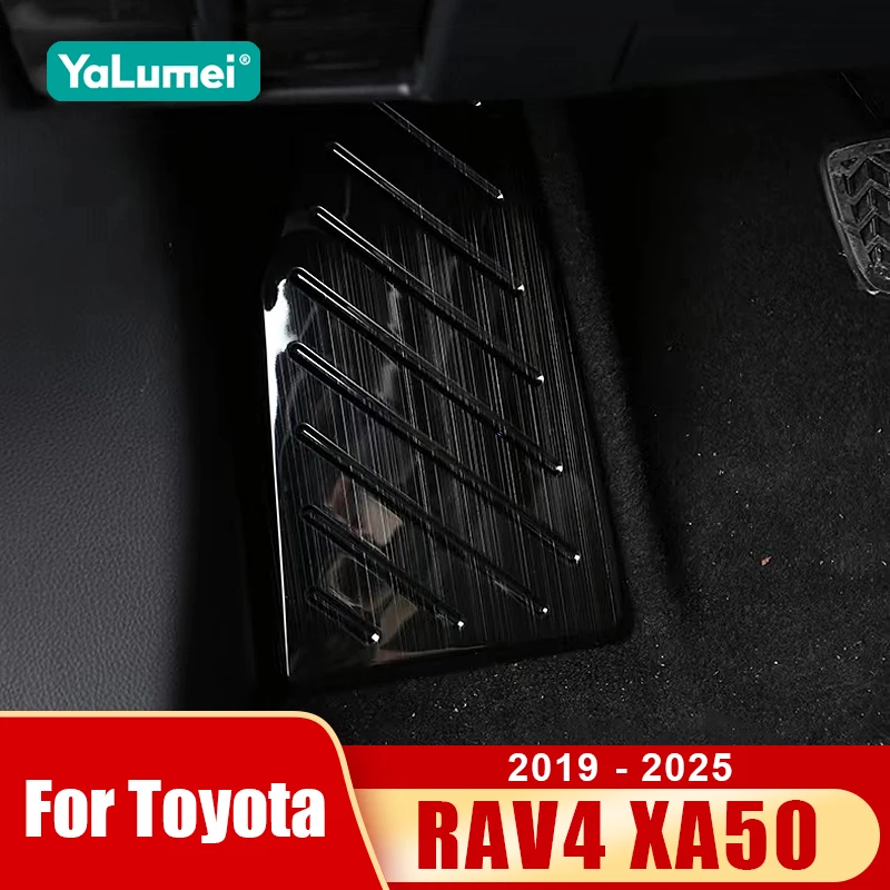 For Toyota RAV4 2019 2020 2021 2022 2023 2024 2025 RAV 4 XA50 Hybrid Car Foot Rest Pedal Cover Footrest Non-slip Pad Accessories