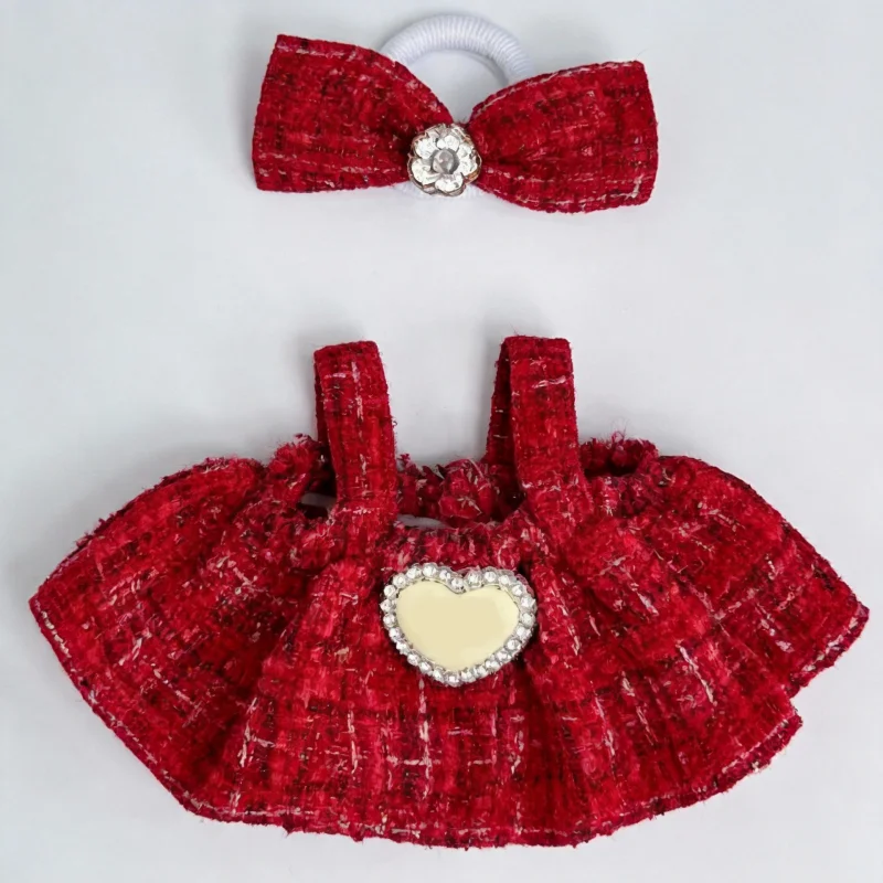 Per gonna per bambola in peluche Labubu da 17 cm - Set di gonne adorabili per regalo di accessori per vestiti fai da te