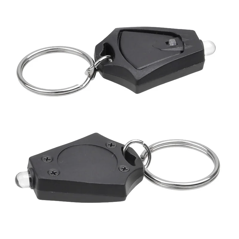 5 Pcs Portable Mini Led Night Keyhole Keychain Light Practical Gift Floodlight Flashlight Key Chain Lamp Child Outdoor Torch