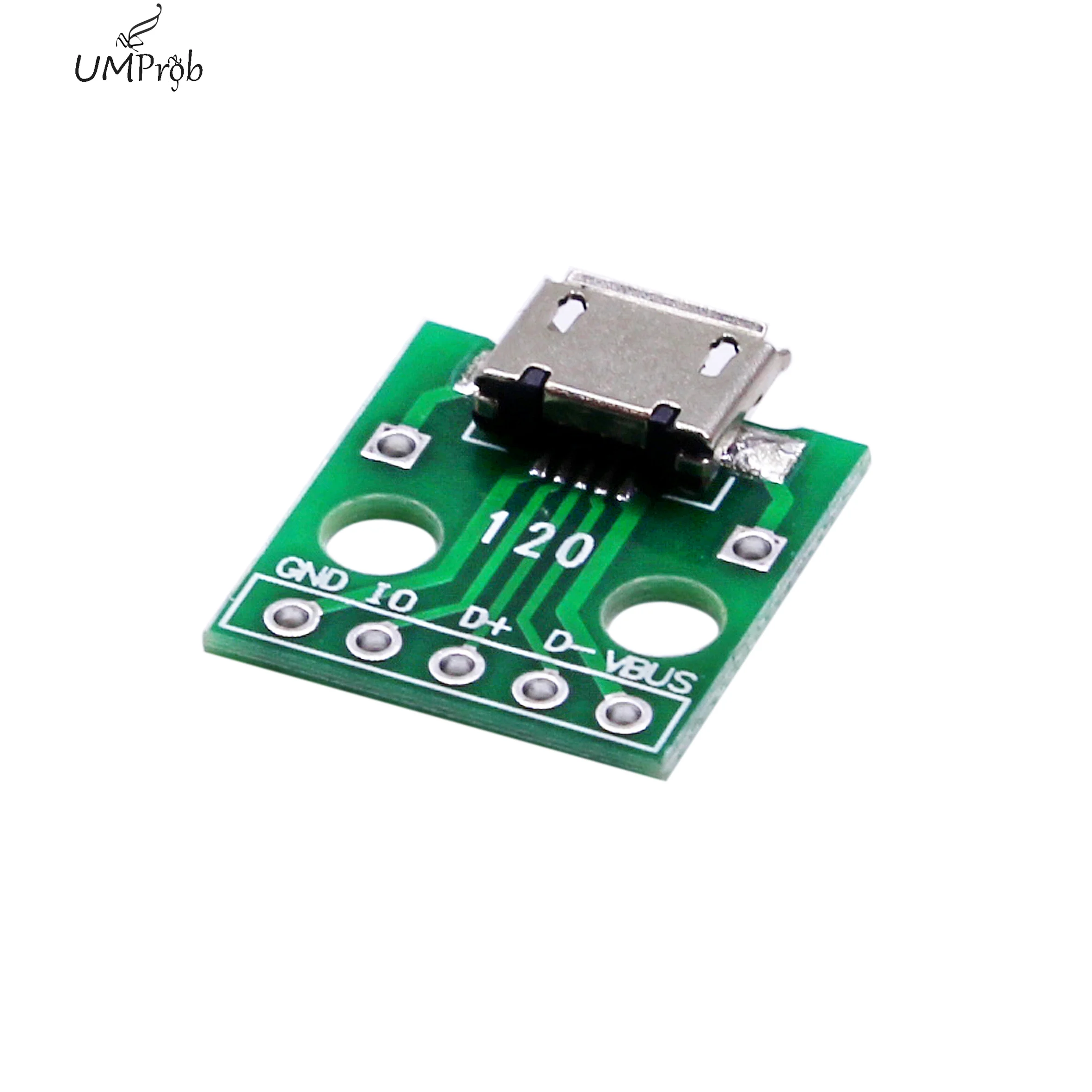 5/10 Stück MICRO USB zu DIP Adapter 5pin Buchse B Typ PCB Konverter Pinnwandler 2,54