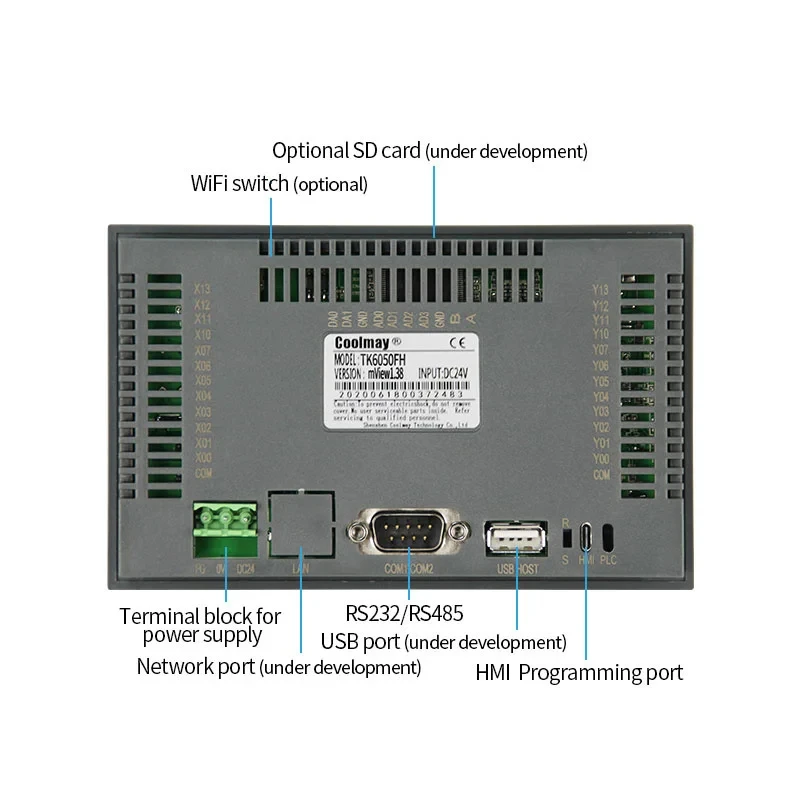 plc programming kit hmi 7 inch HMI touch screen 4.3 \