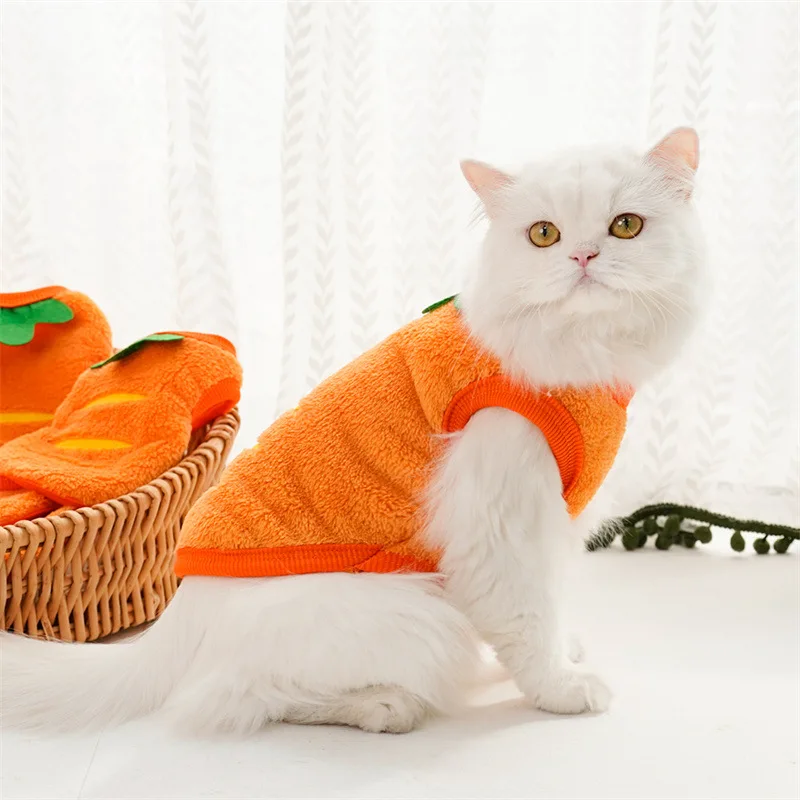 Warm Pet Clothing For Dog Clothes Cat Winter Costumes Cosplay Soft Fleece Lovely Clothes For Small Dogs Cats Chihuahua Coats Xxs