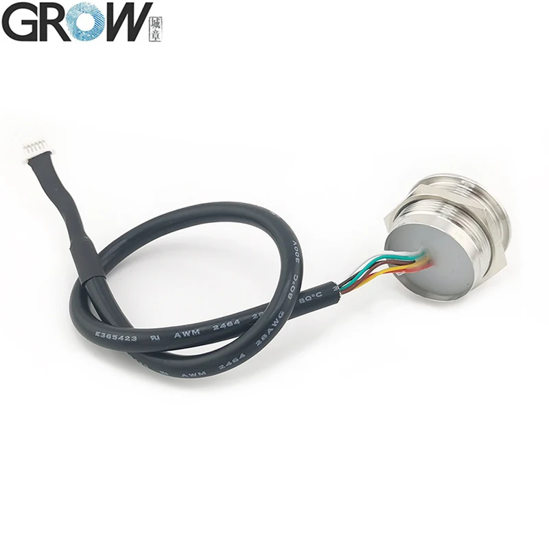 GROW R503Pro UART USB 1500 용량 원형 RGB LED 제어, DC3.3 V 정전식 지문 모듈 센서 스캐너, 액세스 제어용