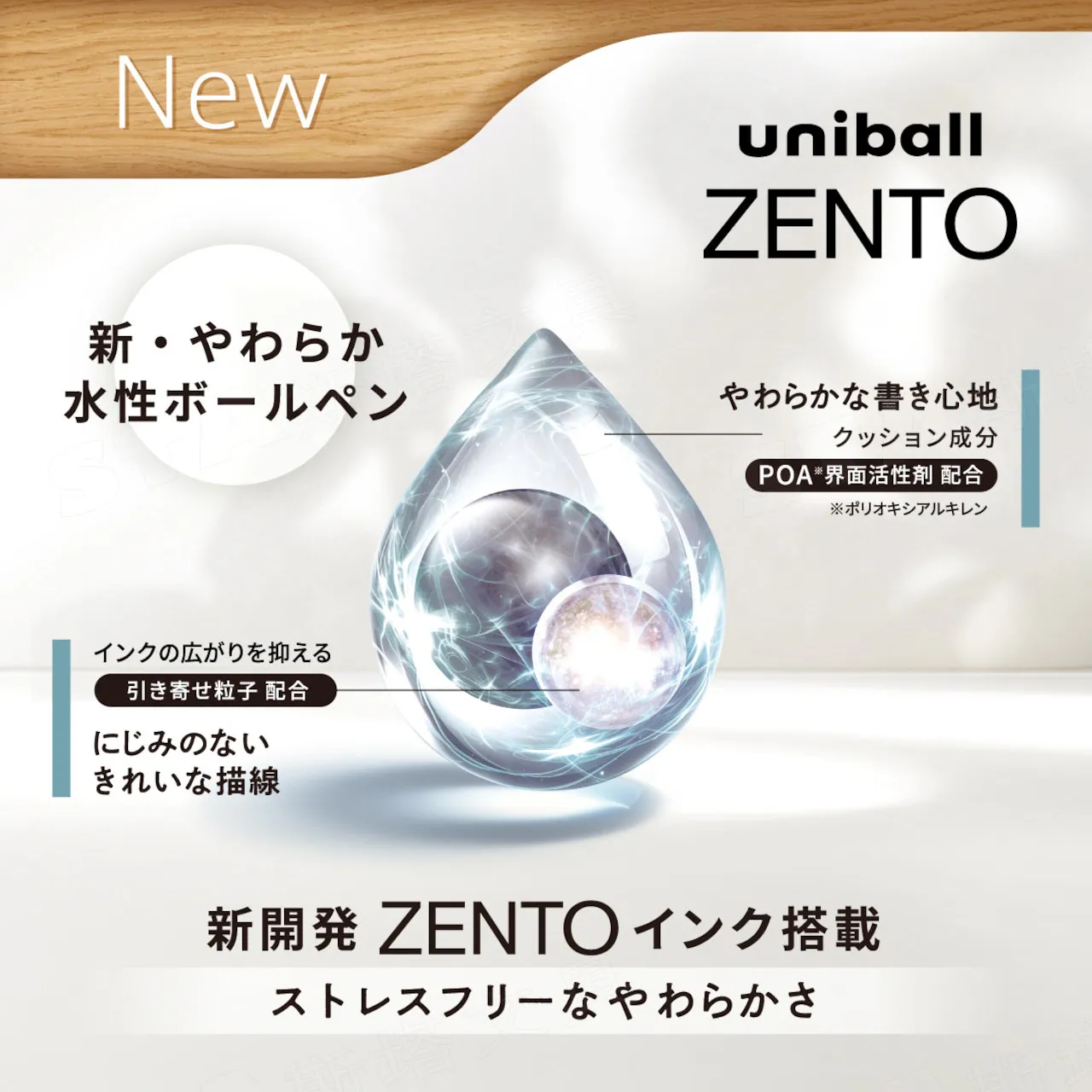 Oryginalny długopis Uni Uniball ZENTO Signature Model, 0.38/0.5, matowy metalowy korpus, obrotowy klips, do podpisów w biurze. — zdjęcie produktu 6