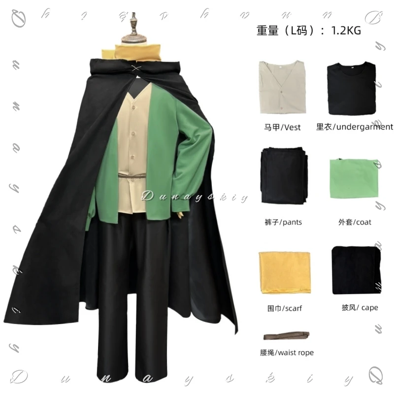 Re-0 Sage Arc Subaru Natsuki Medieval Wizard Style Cosplay Costume