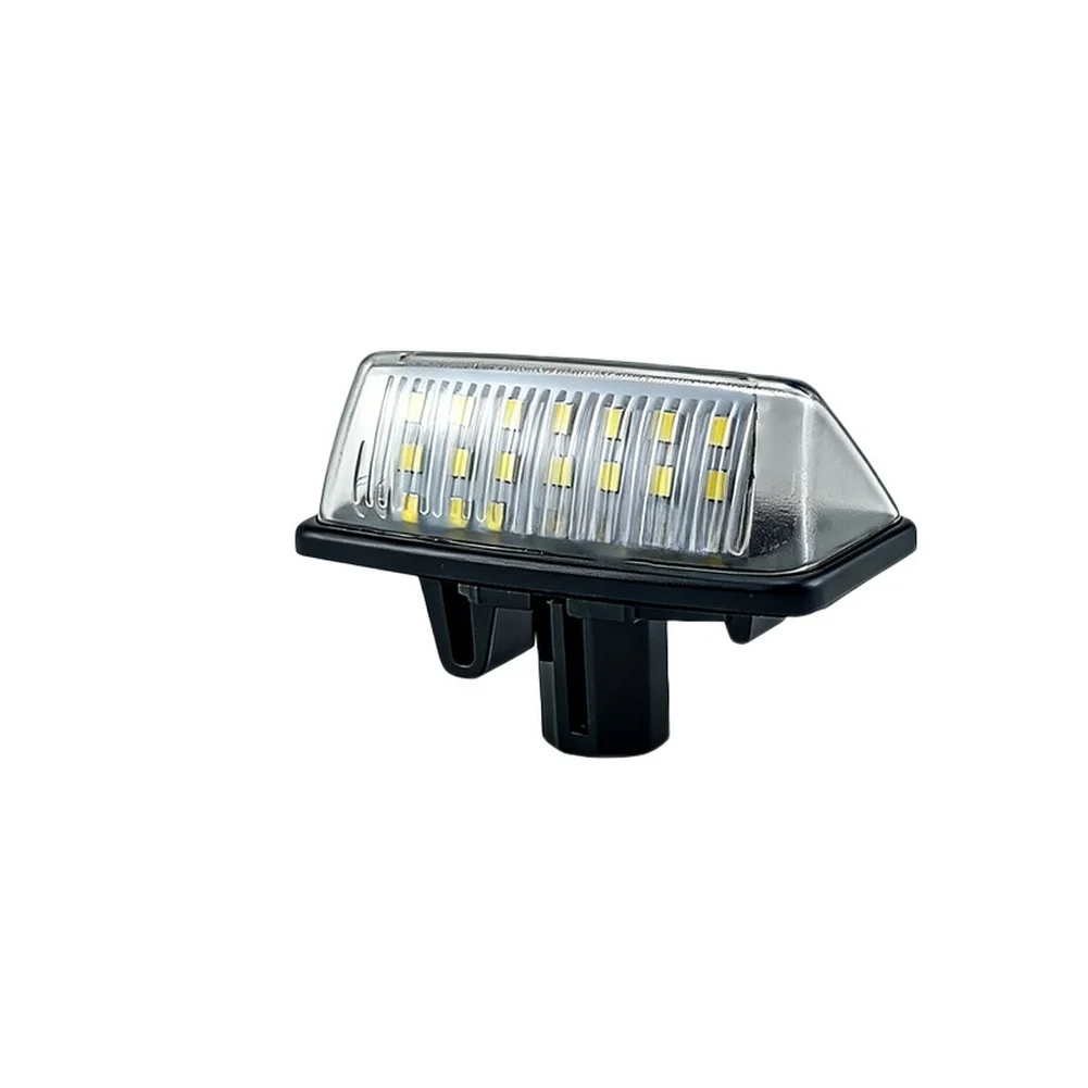 Direct Replacement LED License Plate Light Xenon White Brightness for 1997-2010 Vehicles Fits OEM Part Number 8127112503