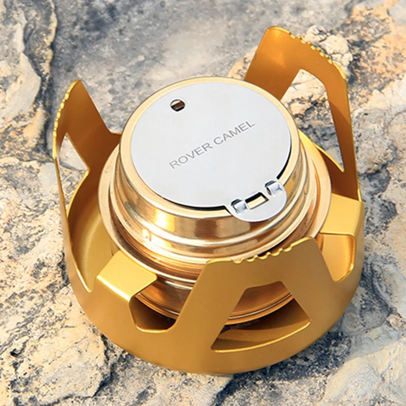 Tiartisan Camping Cookware Alcohol Stove Mini Portable Outdoor Camping Furnace Cooking Backpacking Tourist Burners 143g