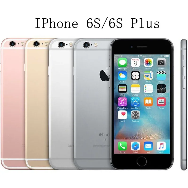 Apple-smartphone iPhone 6S /6S Plus, 4G, LTE, 2GB de RAM, 16/32/64/128GB de ROM, IOS, A9, Dual Core, 12MP, desbloqueado