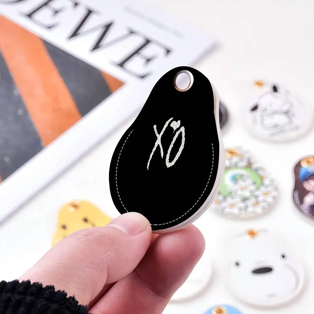 حامل بطاقة التحكم Rapper The Weeknd XO Waterdrop Aped N Acc للمركبات، غطاء حماية لسلسلة مفاتيح النقل العام #5