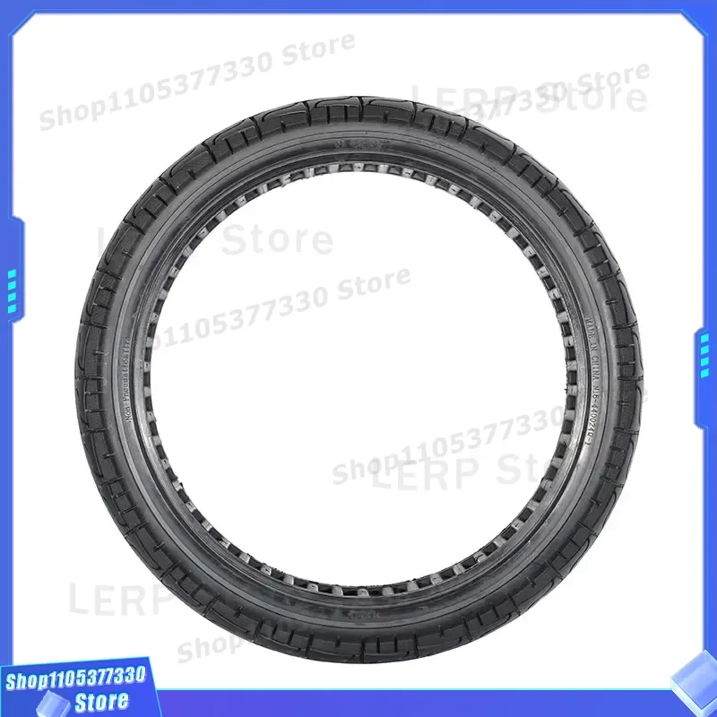 16x2.5 Airless Tire for Electric Bicycle Lightweight Shock Absorbing Explosion Proof Comfortable Elastic Solid Rubber Wheel