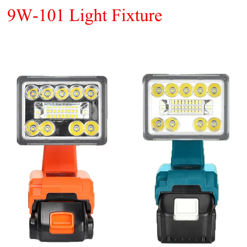 

1000-lumen Wireless Flashlight Outdoor Spotlight for Makita/Milwaukee/Dewalt/Bosch/Black&Decker/Craftsman/Ryobi 18V/20V Battery