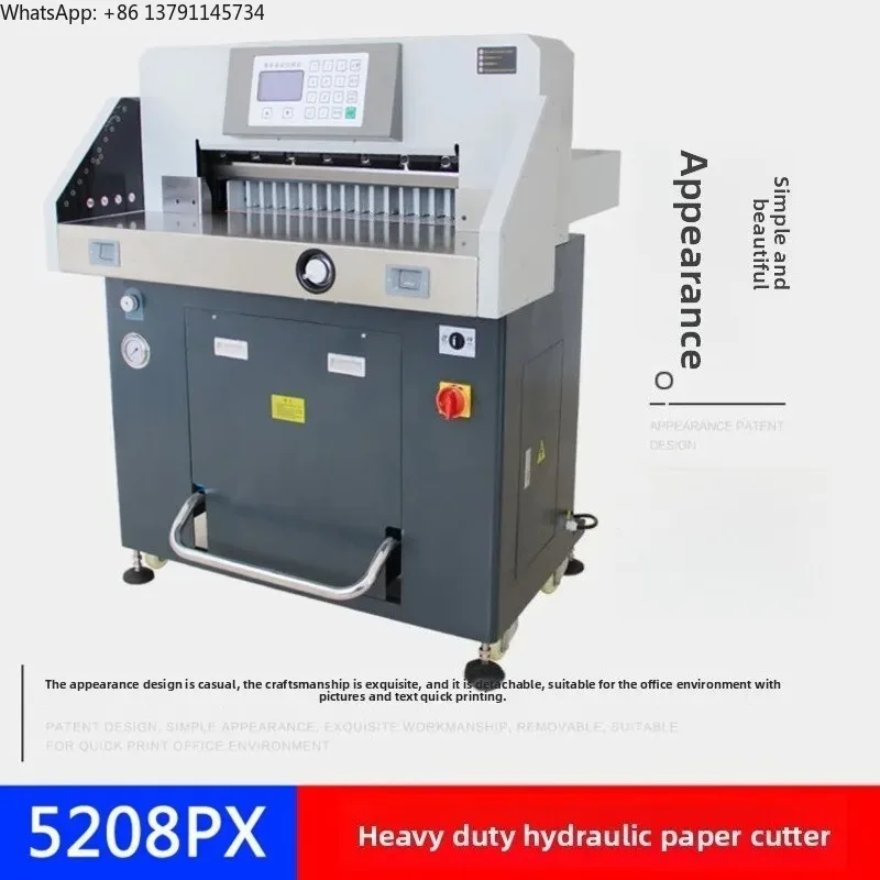 

5208PX Fully Automatic Programmable Hydraulic Paper Cutting Machine Heavy Duty Dual Hydraulic Paper Cutting Machine