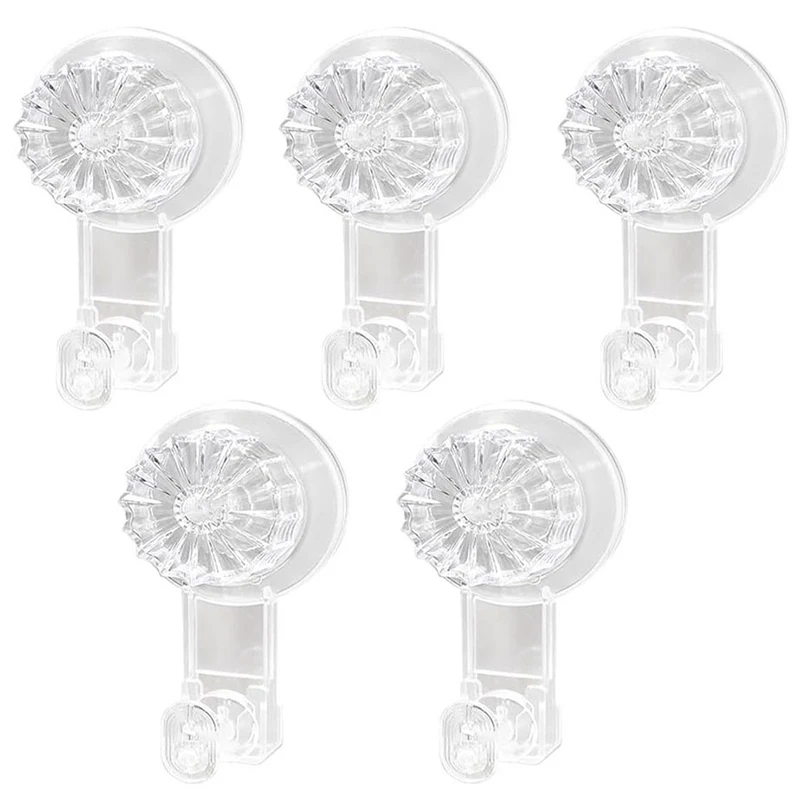 5 pçs rotação ventosa gancho 22 lb resistente à prova dwaterproof água ganchos removíveis para toalha bucha utensílios grinalda cabide