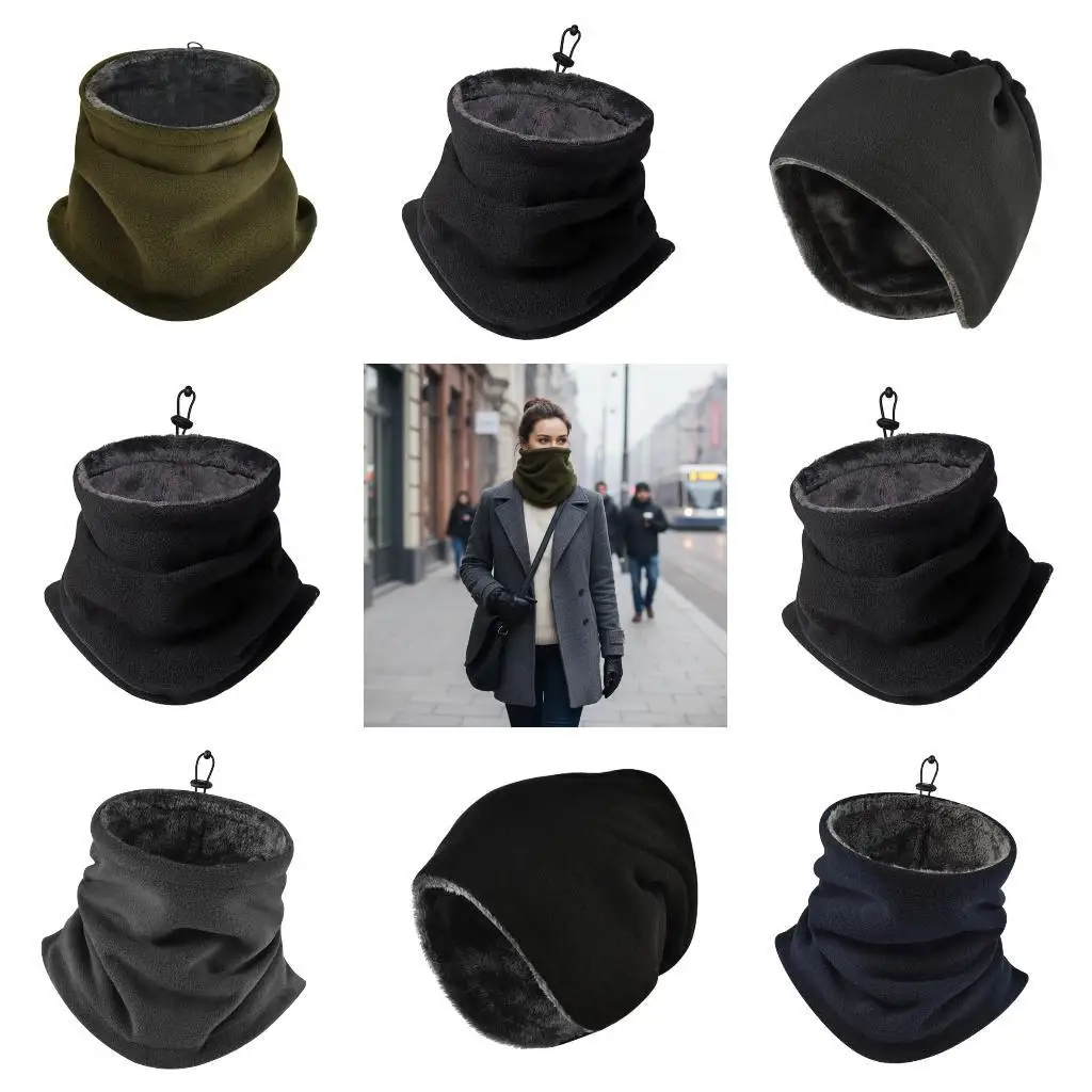 

Функциональная флисовая Балаклава, шарф, маска для лица для спорта на открытом воздухе, зимняя езда на велосипеде, катание на от