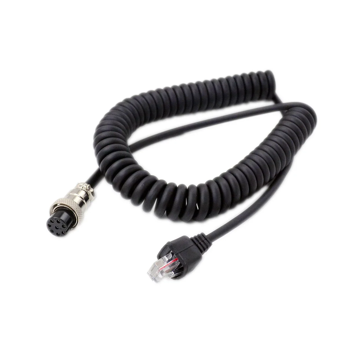 Przedłużacz mikrofonu 8-pinowy żeński do modułu RJ-45 dla YAESU FT MD-1 MD100 MD200 FT1000 FT-450D FT-991A Akcesorium mikrofonowe