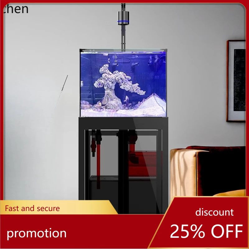 

CZ Bottom Filter Fish Tank Glass Home Living Room Landscaping Ecological Aquarium