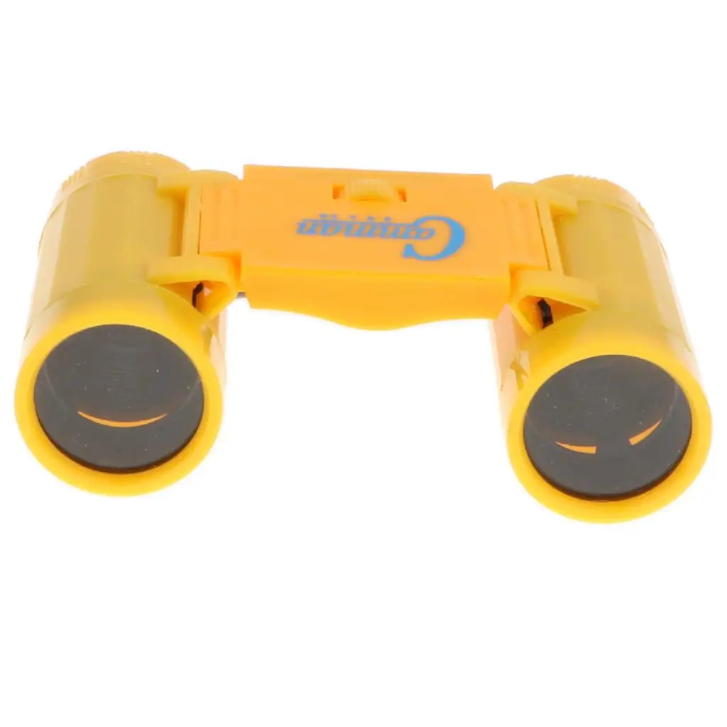 لعبة طبيعة بلاستيكية محمولة 26 مم 2.5X للمشي لمسافات طويلة والتخييم باللون الأصفر