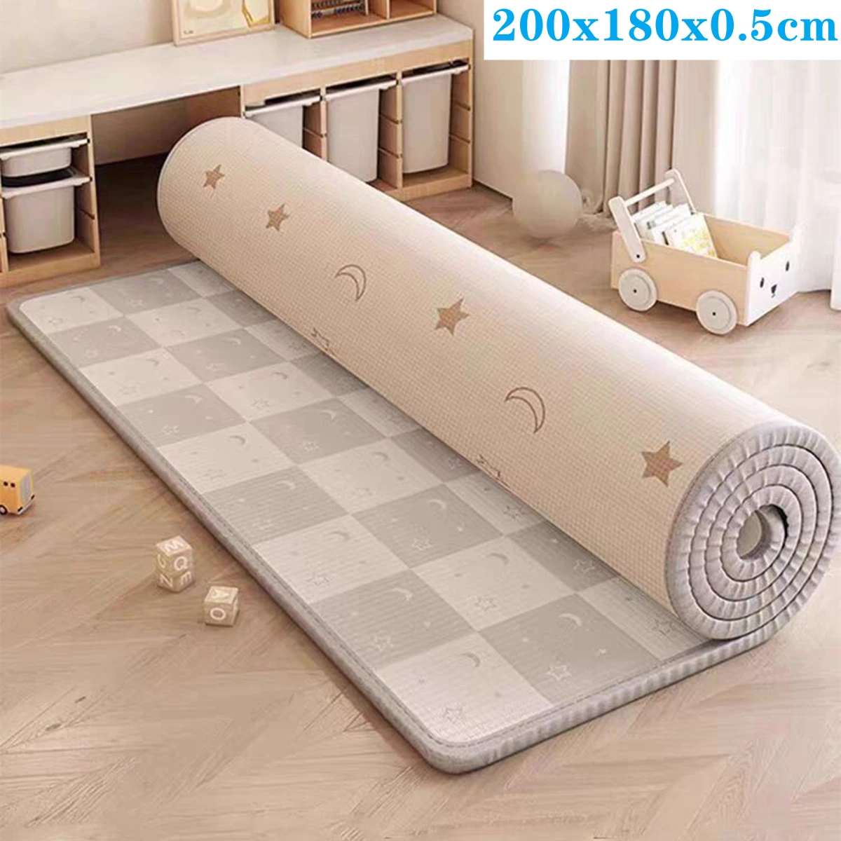 200cm x 180cm ungiftige Kinder sicherheits matten Teppiche große hochwertige Baby-Aktivität Fitness studio kriechen Spiel matten Teppich Babys piele