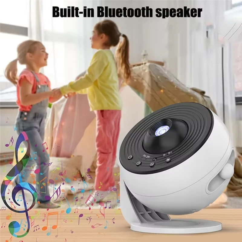 

TKOH-Night Light 13 HD Planetarium Galaxy Star Projector Moon Lamp With Bluetooth Sound For Room Children Gift