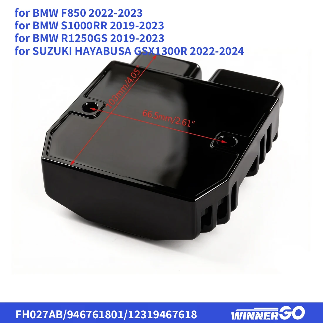 FH027AB Spannungsregler Gleichrichter MOSFET für BMW F850 2022-2023 S1000RR 2019-2023 für BMW R1250GS 2019-2023 for SUZUKI HAYABUSA GSX1300R FH027AA for Ducati Woestijn X 937 Diavel 1260 V2 V4 2022-2023 12319467618 – Detail 3