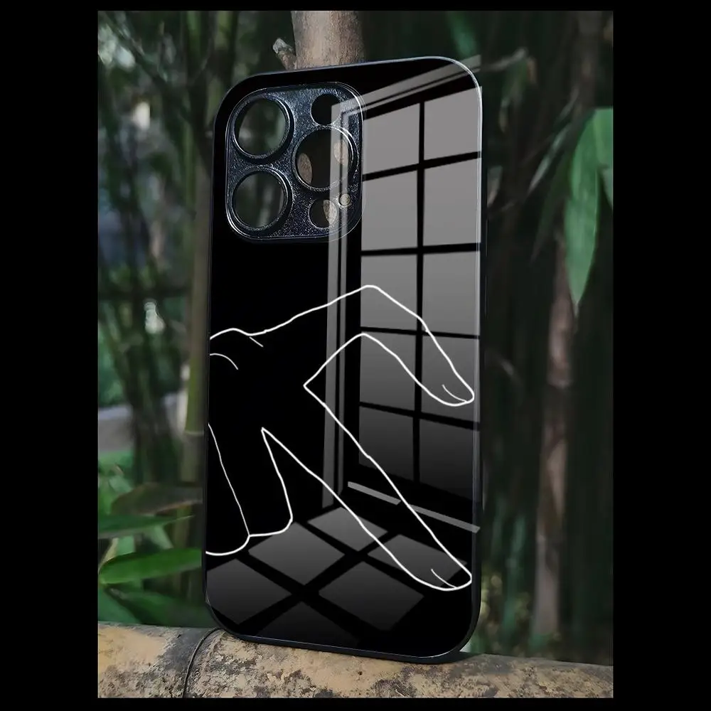 Minimalist Line Sexy Couple Phone Case For OPPO A 55 54 One Plus 8T 92s A93s A94 95 8 9 7 Pro FindX3 X5PRO RENO4 RENO7 Reno4se 5