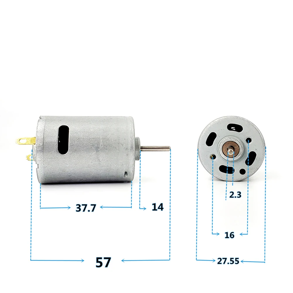 Micro RS-380SH-4535 Motor DC 3.7V-7.4V 6V 9200RPM Mini Electric 380 Motors Engine DIY Model Parts Strong Magnetic Toy Drill