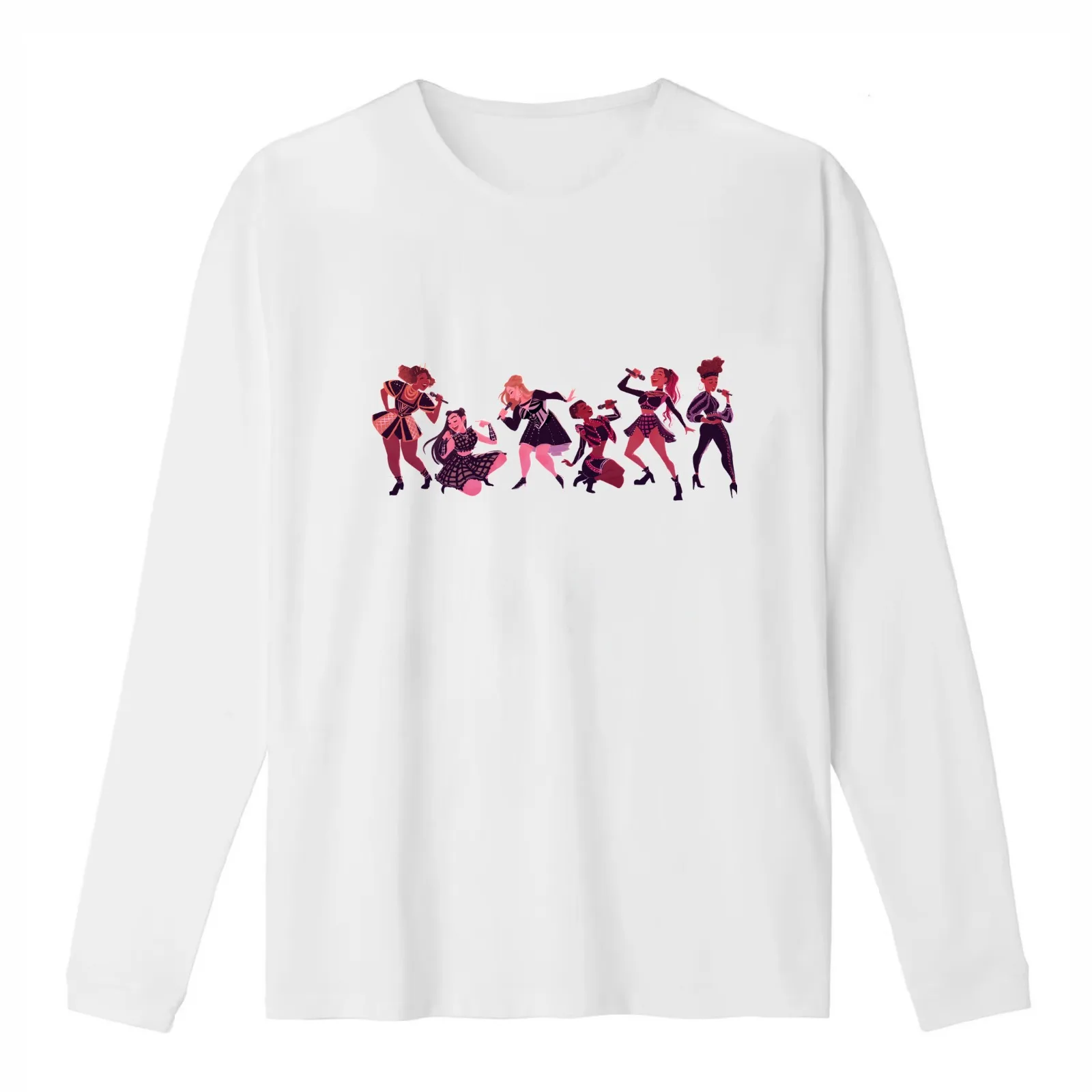 Six the Musical Lineup T-Shirt Summer Casual Cotton Tee Oversized Streetwear Tops Vintage Graphic Print Unisex Men Women