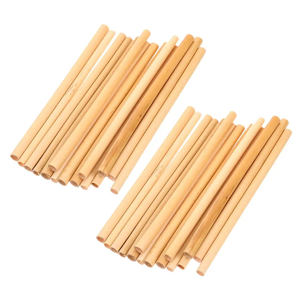 30pcs Natural Reed Bee Tubes for Mason Bees – Nesting Habitat Refills, Pollinator Garden Support, DIY Beekeeping Supplies