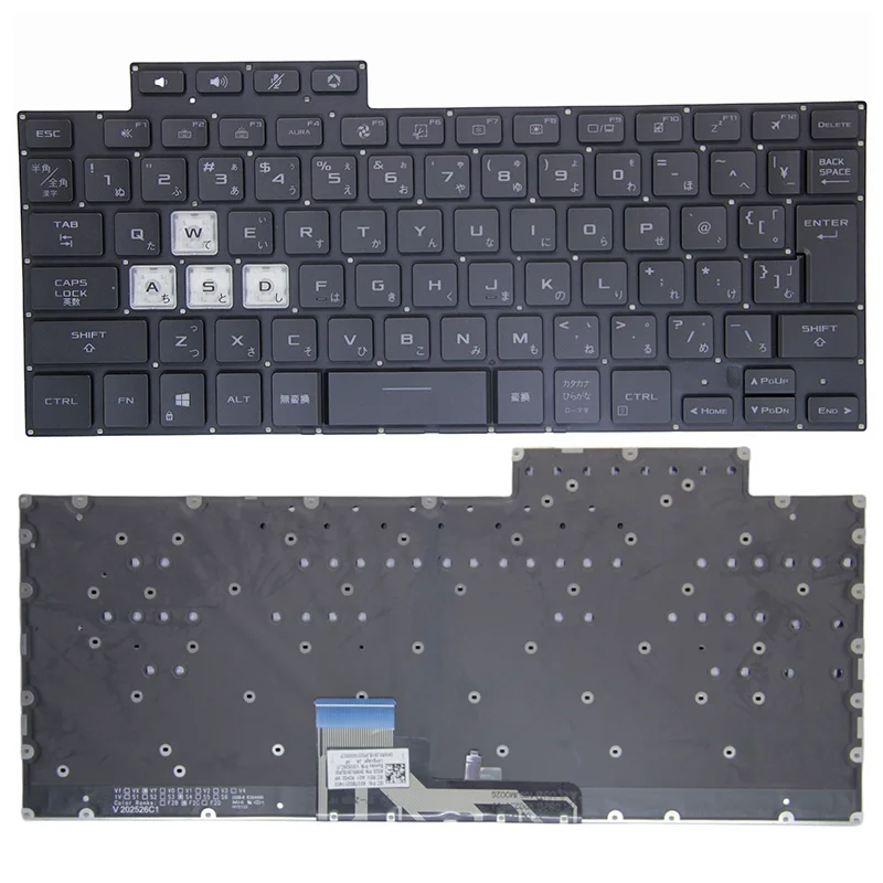 لوحة مفاتيح لغة تخطيط RU/SP/JP/TR/KR لـ Asus FX516 FX516P FX516PM FA516