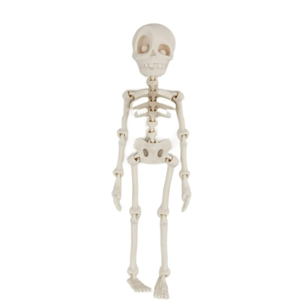 

Подвижная стойка со скелетом, наклейка на холодильник, забавная личность, череп, магнитная наклейка, украшение, изысканные магниты на холодильник