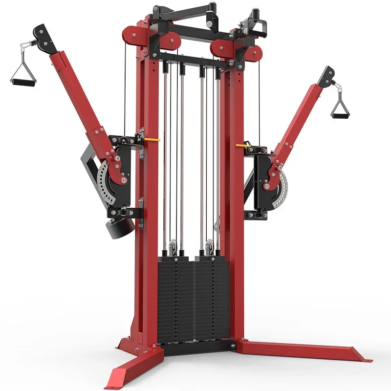 Equipo de gimnasio multifuncional profesional, estante de energía todo en uno, estante para sentadillas multiestaciones, máquina de entrenamiento transversal