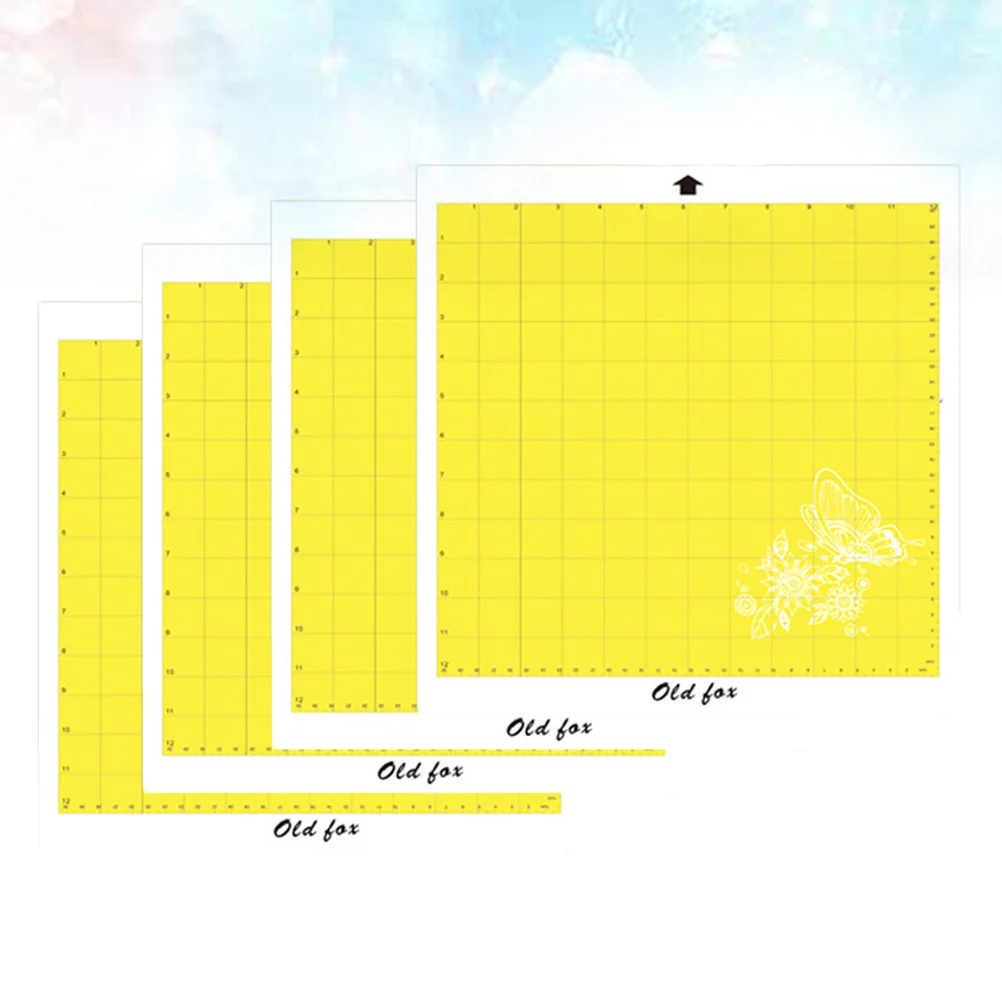 4 قطعة الحصير قسط بولي كلوريد الفينيل الشفاء الذاتي عدم الانزلاق مرنة قطع الراسمة آلة حصيرة للخياطة ورقة نحت المشاريع الحرفية