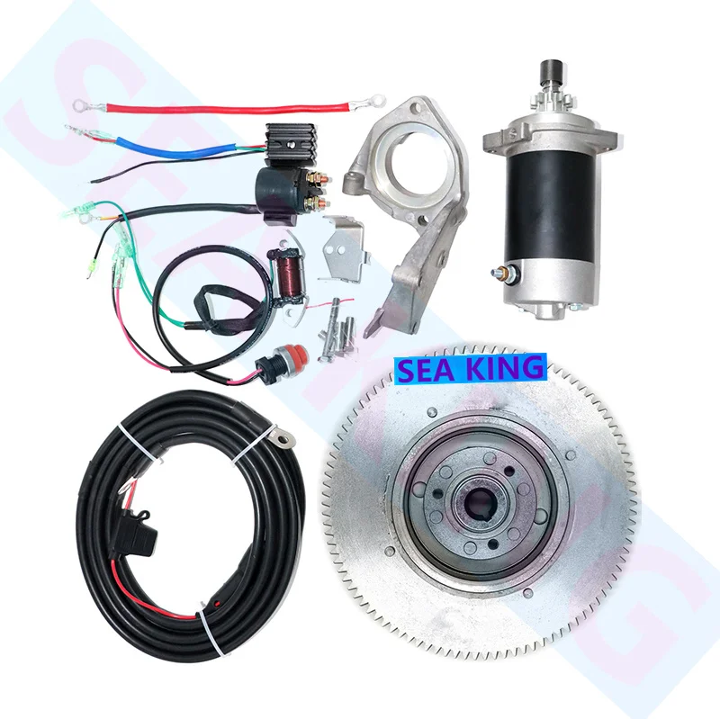 

For YAMAHA T30 2 Stroke 30HP Boat Engine Electric Start Kit