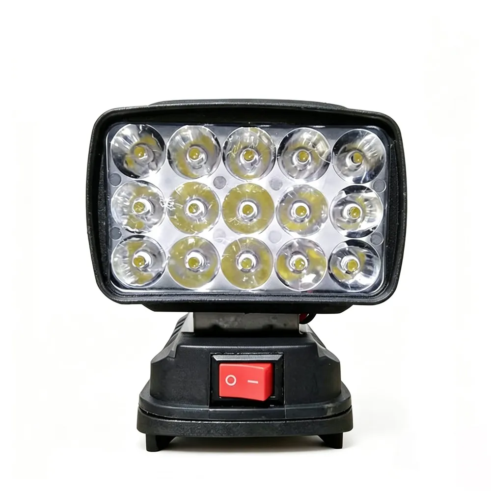 Handheld LED Work Lights for Makita 18V Li-ion Battery Switch Dual USB Charger Tool Lamps Cordless Emergency Camping Flashlight