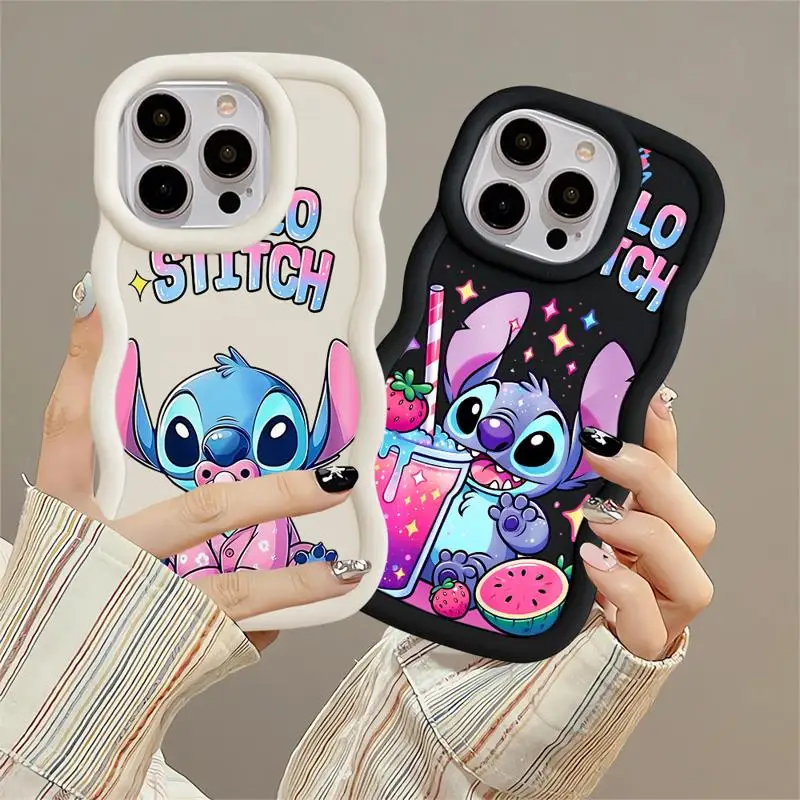 Disney Stitch Cute Case for OPPO A5s A5 A7 A9 A11 A15 A12 A17 A16e A33 A53 A54 A57 A38 A17k A58 4G A32 A31 Silicone Soft Cover