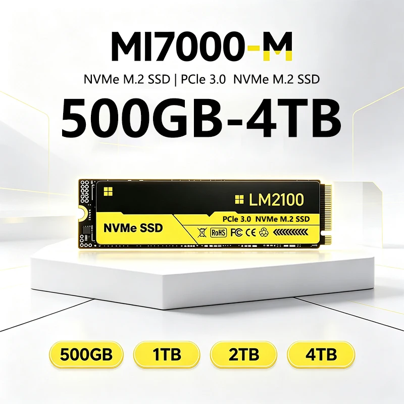 2026  LM2100 M.2 SSD Hard Disk 2TB 4TB NVMe M2  SSD 500GB PCIe 3.0 Internal Solid State Drive For Laptop Desktop PC