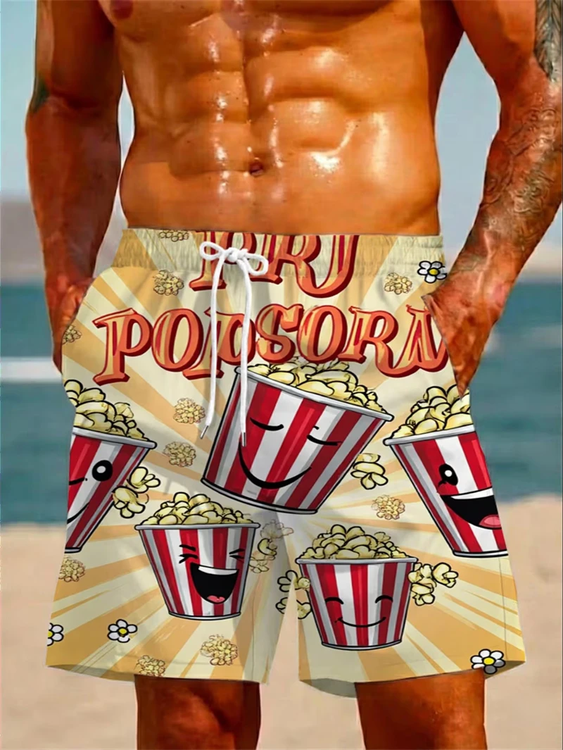 

Personality Graffiti Pattern Men Swim Trunks 2026 New Summer Surf Board Shorts Swimsuit 3D Printed Harajuku Cool Short Pants